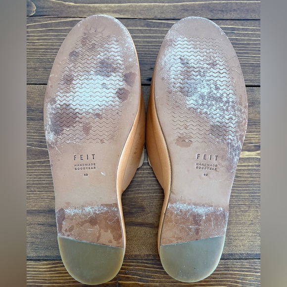 FEIT Tan Leather Mules - Picture 4 of 4